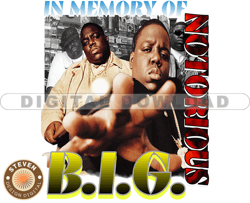 Notorious Big Svg Cut File, Biggie Tshirt Design, File For Cricut, Rapper Bundle Svg, Hip Hop Tshirt 06