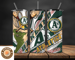 Oakland Athletics Tumbler Wrap, Mlb Logo, MLB Baseball Logo Png, MLB, MLB Sports 16