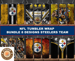 Steelers Tumbler Wrap , Football Tumbler Png ,Nfl Tumbler Wrap 28