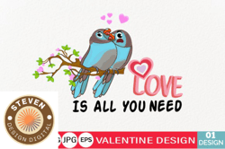 Hand Drawn Valentine Love Bird Quote Png