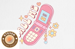 90s Mobile Phone Valentines Day PNG