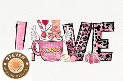 Love Coffee Valentines Sublimation