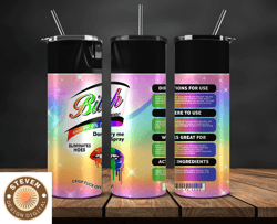 Bitch Spray, Bitch Be Gone 20oz Tumbler Wrap PNG File For Sublimation, Rainbow Bitch Spray, Tumbler PNG 001