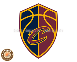 Cleveland Cavaliers, Basketball Svg, Team NBA Svg, NBA Logo, NBA Svg, NBA, NBA Design 02