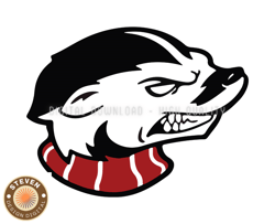 Wisconsin BadgersRugby Ball Svg, ncaa logo, ncaa Svg, ncaa Team Svg, NCAA, NCAA Design 27