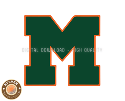 Miami HurricanesRugby Ball Svg, ncaa logo, ncaa Svg, ncaa Team Svg, NCAA, NCAA Design 165