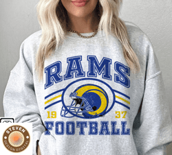 40 Steven 40 Los Angeles Rams Football Sweatshirt png ,NFL Logo Sport Sweatshirt png, NFL Unisex Football tshirt png, Ho