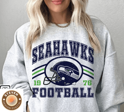 46 Steven 46 Seattle Seahawks Football Sweatshirt png ,NFL Logo Sport Sweatshirt png, NFL Unisex Football tshirt png, Ho