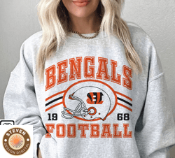 51 Steven 51 Cincinnati Bengals Football Sweatshirt png ,NFL Logo Sport Sweatshirt png, NFL Unisex Football tshirt png,