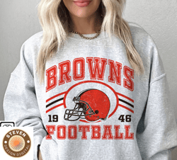 52 Steven 52 Cleveland Browns Football Sweatshirt png ,NFL Logo Sport Sweatshirt png, NFL Unisex Football tshirt png, Ho
