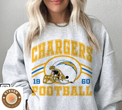 59 Steven 59 Los Angeles Chargers Football Sweatshirt png ,NFL Logo Sport Sweatshirt png, NFL Unisex Football tshirt png