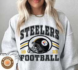 63 Steven 63 Pittsburgh Steelers Football Sweatshirt png ,NFL Logo Sport Sweatshirt png, NFL Unisex Football tshirt png,