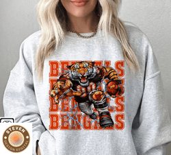 67 Steven 67 Cincinnati Bengals Football Sweatshirt png ,NFL Logo Sport Sweatshirt png, NFL Unisex Football tshirt png,
