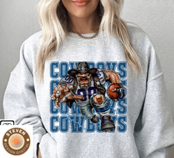 76 Steven 76 Dallas Cowboys Football Sweatshirt png ,NFL Logo Sport Sweatshirt png, NFL Unisex Football tshirt png, Hood