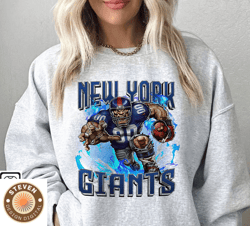 120 Steven 120 New York Giants Football Sweatshirt png ,NFL Logo Sport Sweatshirt png, NFL Unisex Football tshirt png, H