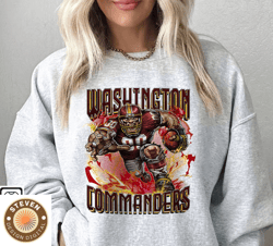 128 Steven 128 Washington Commanders Football Sweatshirt png ,NFL Logo Sport Sweatshirt png, NFL Unisex Football tshirt
