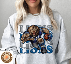 139 Steven 139 Detroit Lions Football Sweatshirt png ,NFL Logo Sport Sweatshirt png, NFL Unisex Football tshirt png, Hoo