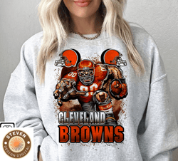 169 Steven 169 Cleveland Browns Football Sweatshirt png ,NFL Logo Sport Sweatshirt png, NFL Unisex Football tshirt png,