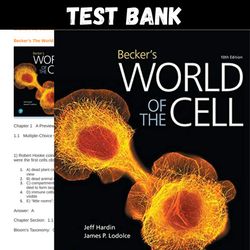 Latest 2023 Becker's World of the Cell 10th Edition, Kindle Edition by Jeff Hardin Test bank | All Chapters