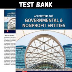 Latest 2023 Accounting for Governmental & Nonprofit Entities 19th Edition Test bank | All Chapters