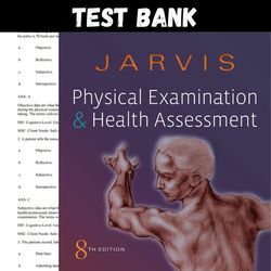 Latest 2023 Physical Examination and Health Assessment 8th Edition By Carolyn Jarvis Test bank | All Chapters