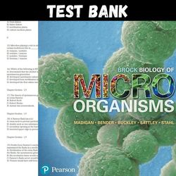 Latest 2023 Brock Biology of Microorganisms 15th Edition Madigan Test bank | All Chapters