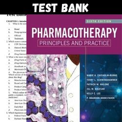 Latest 2023 Pharmacotherapy Principles and Practice 6th Edition Chisholm-Burns Test bank | All Chapters