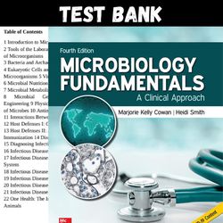 Latest 2023 Microbiology Fundamentals-A Clinical Approach, 4th Edition Test bank | All Chapters