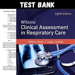 Latest 2023 Wilkins clinical assessment in respiratory care 8th edition by Huber, Complete Guide Test bank | All Chapter
