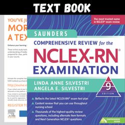 Complete Saunders Comprehensive Review for the NCLEX-RN Examination 9th Edition PDF | Instant Download