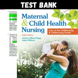 Latest 2023 Maternal and Child Health Nursing: Care of the Childbearing and Childrearing Family 8th Edition Test bank |