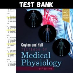 Latest 2023 Guyton and Hall Textbook of Medical Physiology 14th Edition John E. Hall Test bank | All Chapters