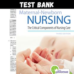 Latest 2023 Davis Advantage for Maternal-Newborn Nursing The Critical Components of Nursing Car Test bank | All Chapters