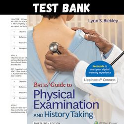 Latest 2023 Bates Guide To Physical Examination and History Taking 13th Edition Bickley Test bank | All Chapters