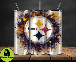 Pittsburgh Steelers Logo NFL, Football Teams PNG, NFL Tumbler Wraps PNG, Design by Enloe Shop Store 02