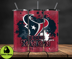 Houston Texans Logo NFL, Football Teams PNG, NFL Tumbler Wraps PNG, Design by Enloe Shop Store 08