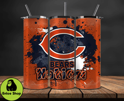 Chicago Bears Logo NFL, Football Teams PNG, NFL Tumbler Wraps PNG, Design by Enloe Shop Store 14