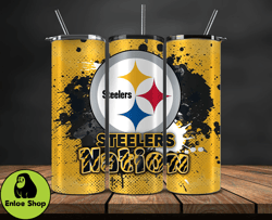 Pittsburgh Steelers Logo NFL, Football Teams PNG, NFL Tumbler Wraps PNG, Design by Enloe Shop Store 17