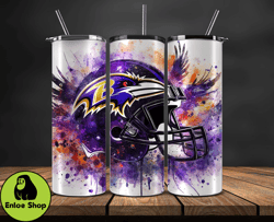 Baltimore Ravens Logo NFL, Football Teams PNG, NFL Tumbler Wraps PNG, Design by Enloe Shop Store 24