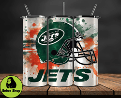 New York Jets Logo NFL, Football Teams PNG, NFL Tumbler Wraps PNG, Design by Enloe Shop Store 29