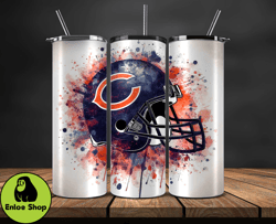 Chicago Bears Logo NFL, Football Teams PNG, NFL Tumbler Wraps PNG, Design by Enloe Shop Store 32