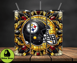 Pittsburgh Steelers Logo NFL, Football Teams PNG, NFL Tumbler Wraps PNG, Design by Enloe Shop Store 79