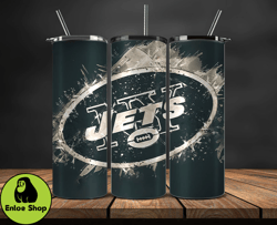 New York JetsNFL Tumbler Wrap, Nfl Teams, NFL Logo Tumbler Png, NFL Design Png Design  06