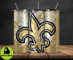 New Orleans SaintsNFL Tumbler Wrap, Nfl Teams, NFL Logo Tumbler Png, NFL Design Png Design  08