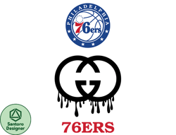 Philadelphia 76ers PNG, Gucci NBA PNG, Basketball Team PNG,  NBA Teams PNG ,  NBA Logo  Design 115