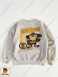 Vintage 90s Boston Bruins Looney Tunes Taz Shirt , Boston Bruins Shirt , NHL Shirt , Gift For Fans