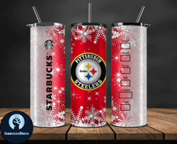 Pittsburgh Steelers Christmas Tumbler Png, NFL Merry Christmas Png, NFL, NFL Football Png 60