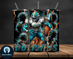 Miami Dolphins Tumbler Wrap Glow, NFL Logo Tumbler Png, NFL Design Png, Design byIsaacson Store-20