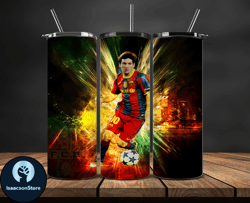 Lionel  Messi Tumbler Wrap ,Messi Skinny Tumbler Wrap PNG, Design by IsaacsonStore 04