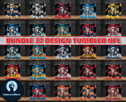 Bundle 32 Design NFL Teams, Bundle  Sonic Design, NFL Logo, NFL Tumbler Bundle Png , All Teams NFL,  Design by IsaacsonS